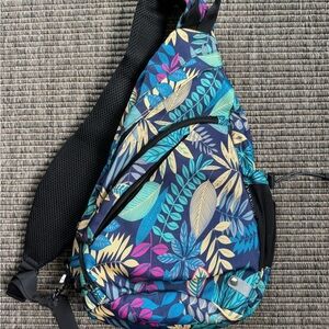 Floral Sling  Bag - Multicolor